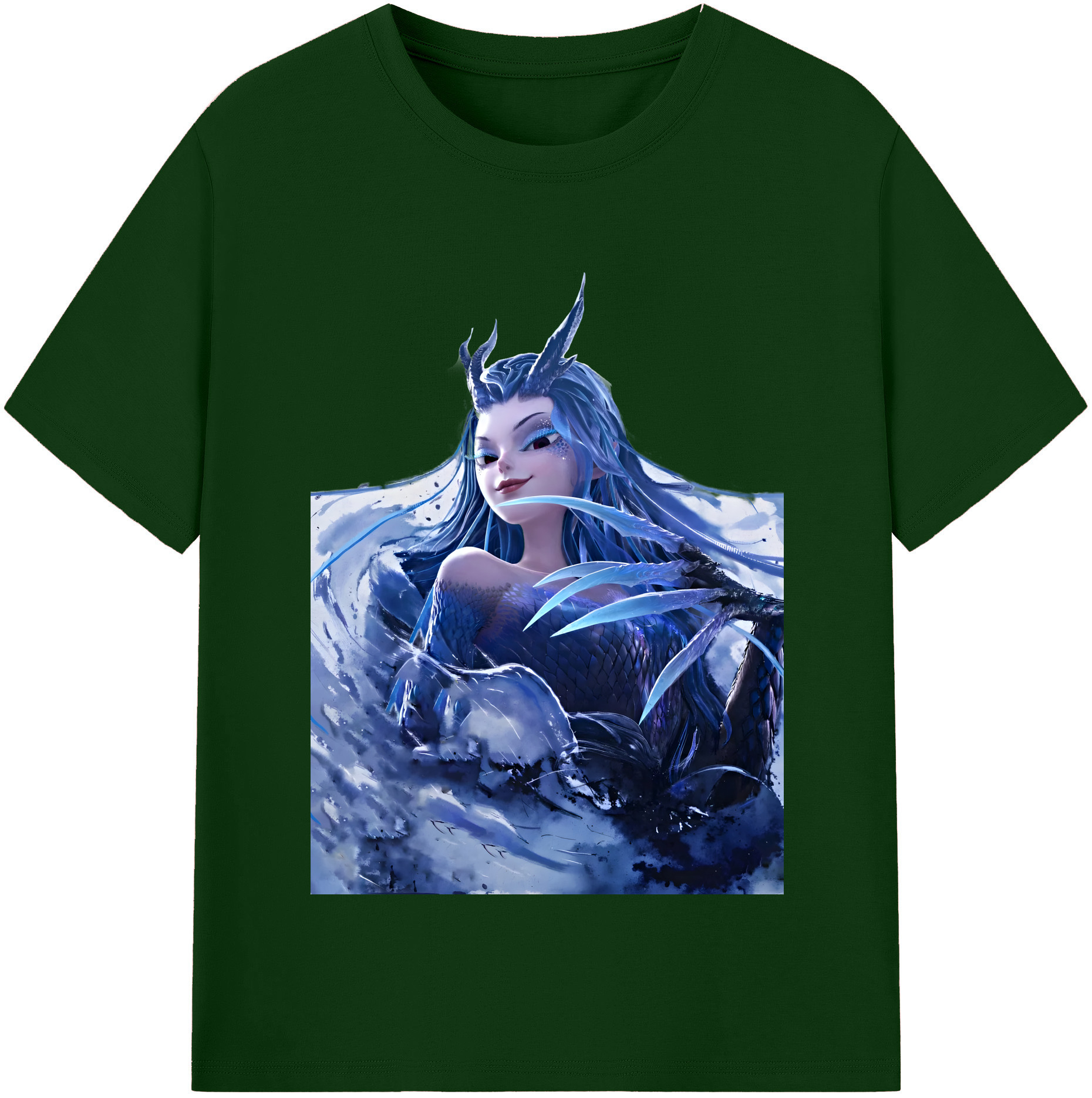（画像用） Ne Zha 2 ナタ 魔童の大暴れ 綿100％半袖Tシャツ（フロントプリント）